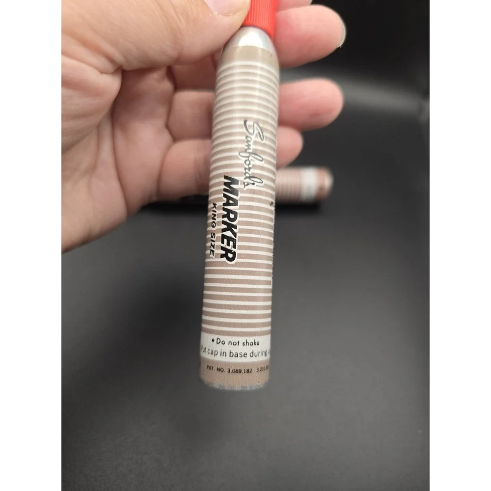 Vintage Sanford King Size Red Permanent Markers Works
